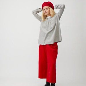 Cabbage & Roses Erica Shirt in Grey Flannel UK size 8 (US size 2-4)